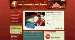Desktop Screenshot of journee-au-cirque.com