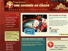 Tablet Screenshot of journee-au-cirque.com
